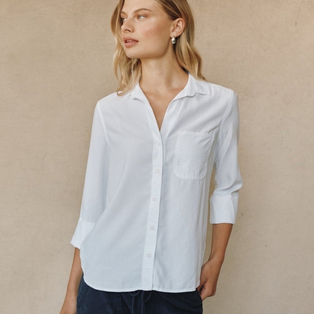 Bella Dahl Long Sleeve Button-Down Top Women’s - Picture 2 of 6